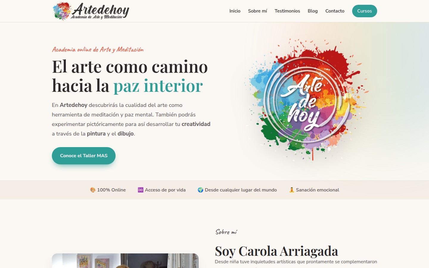 Portada de la Academia Artedehoy